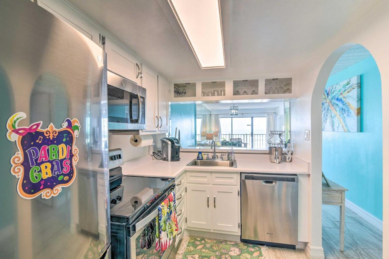 Galveston Oceanfront Condo With Balcony And View! 外观 照片