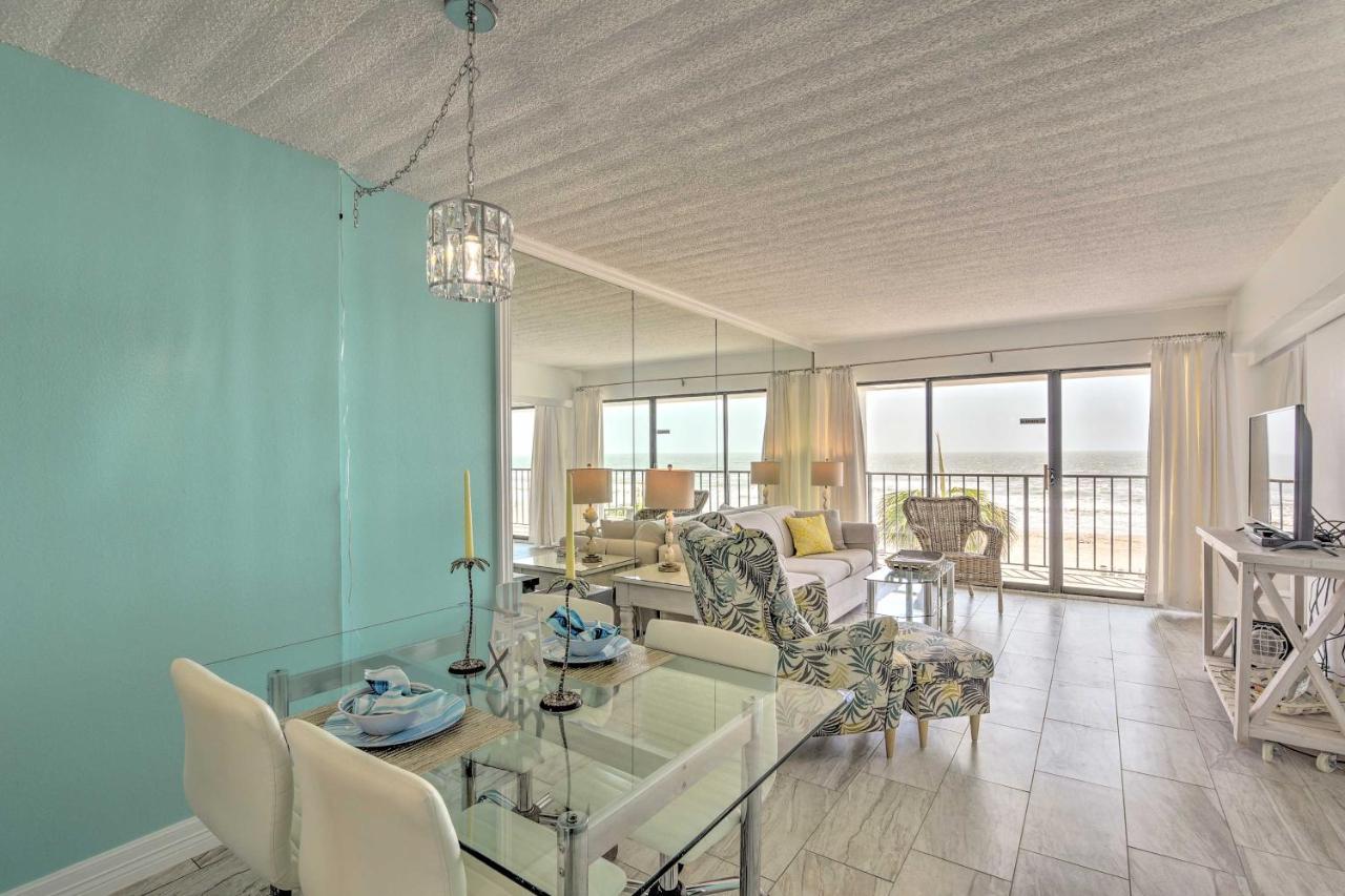 Galveston Oceanfront Condo With Balcony And View! 外观 照片