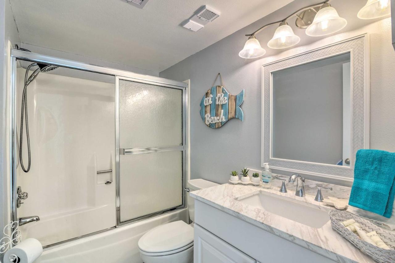 Galveston Oceanfront Condo With Balcony And View! 外观 照片
