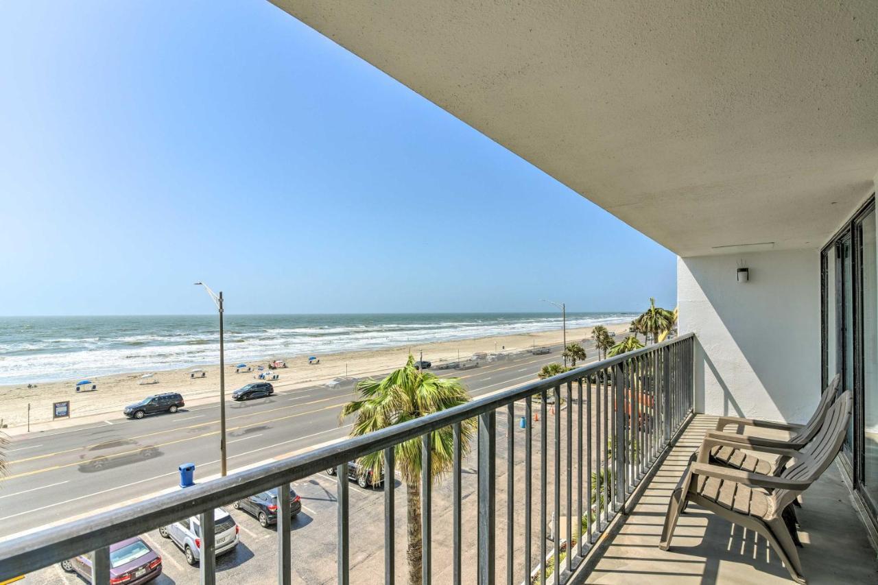 Galveston Oceanfront Condo With Balcony And View! 外观 照片