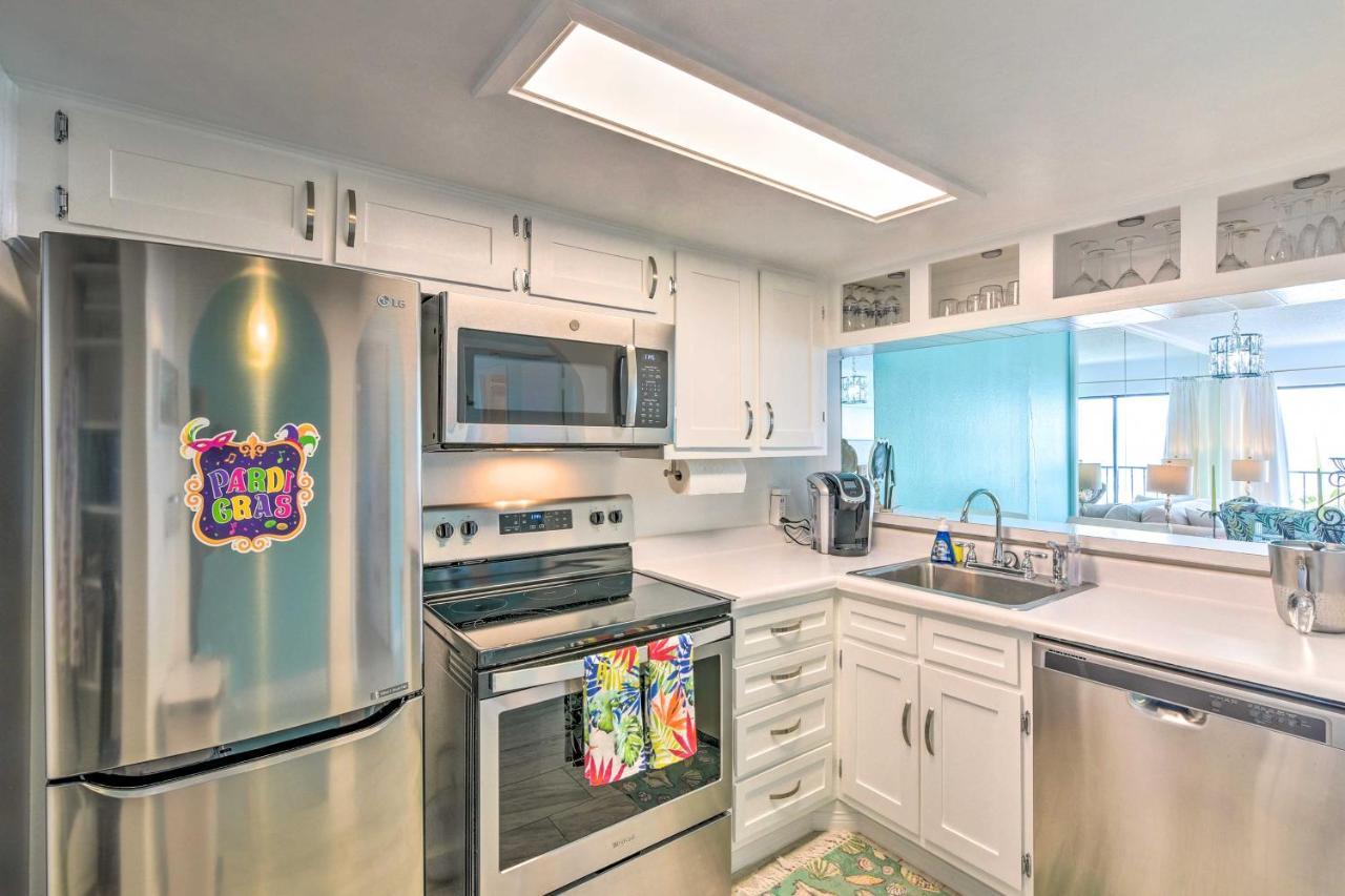Galveston Oceanfront Condo With Balcony And View! 外观 照片