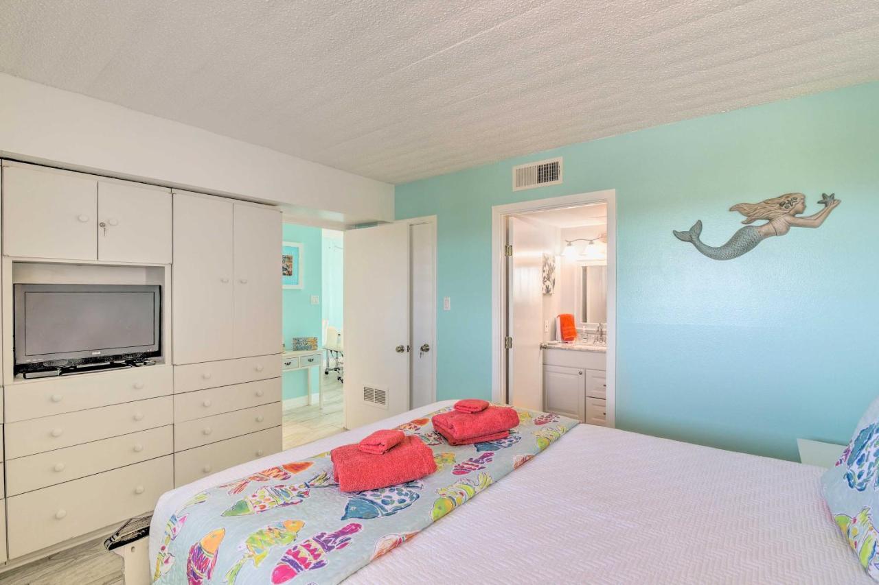 Galveston Oceanfront Condo With Balcony And View! 外观 照片